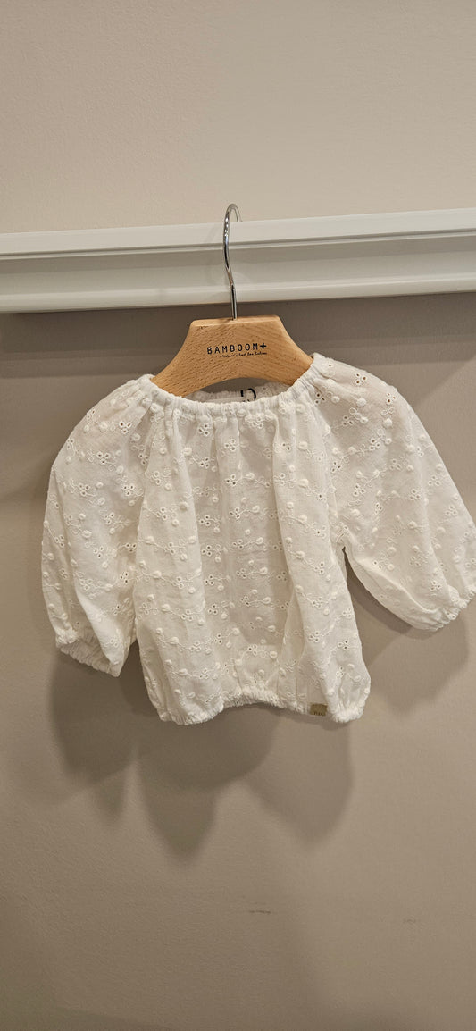BAMBOOM Blusa sangallo - offwhite