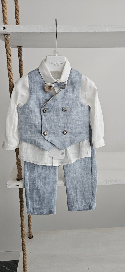 BARCELLINO Completo 4pz in lino